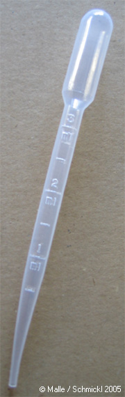 Pasteurpipette, Kunststoff